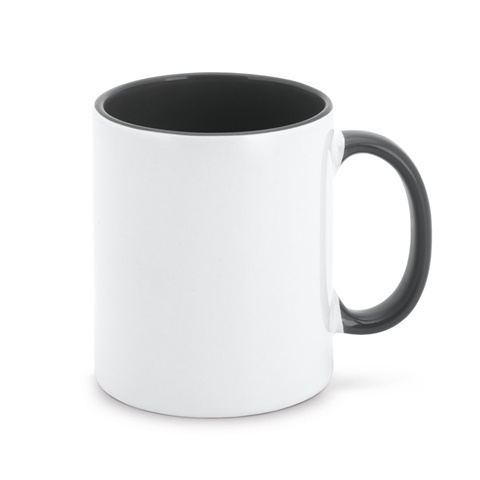 černá MOCHA. Keramický hrnek ideální pro sublimaci, černá