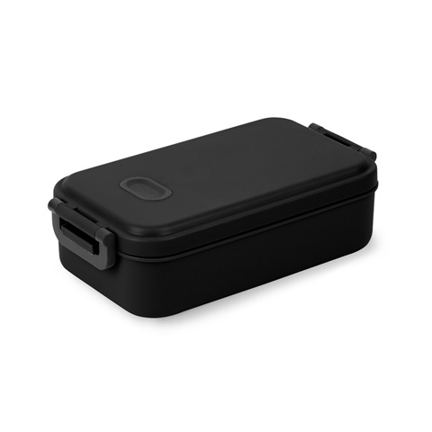 černá MOCHI. Vzduchotěsná PP krabička 900 mL, černá