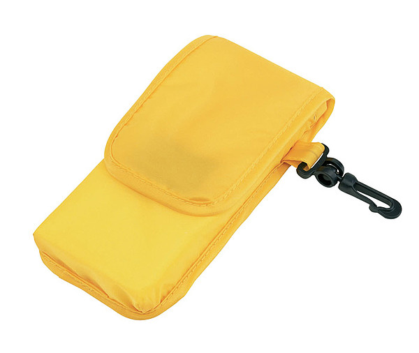 NADINA Skládací nákupní taška s pouzdrem, žlutá