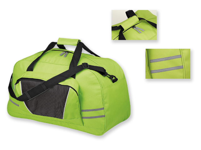 NORMAN polyesterová cestovní taška, 600D, Světle zelená