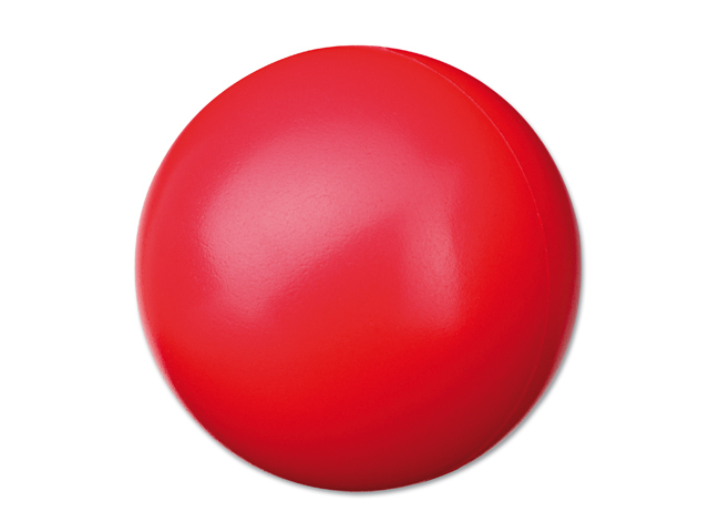 ORBIN pěnový antistresový míček, Červená
