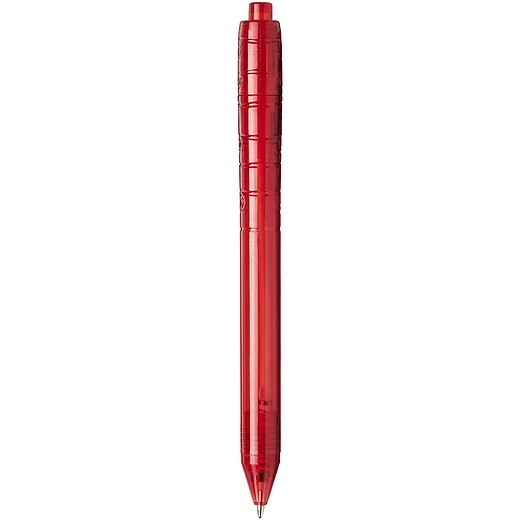 PARIL Kuličkové pero z recyklovaného materiálu, černá náplň, červené