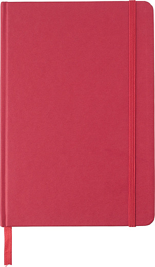 PERISOL Linkovaný zápisník A5, 160 stran z recyklovaného papíru, červená