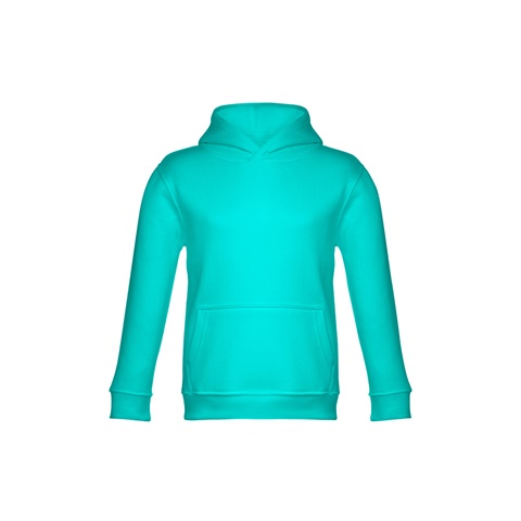 Tyrkysově zelená PHOENIX KIDS. Mikina pro děti (unisex), tyrkysově zelená, 10