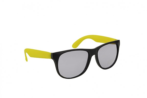 PINTANO Plastové sluneční brýle s UV 400 ochranou, žlutá