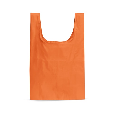 oranžová PLAKA. Skládací taška 210T, oranžová