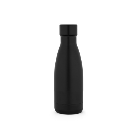 černá RE-BUFFON S. Termoska vyrobená z 90% recyklované nerezové oceli 400 ml, černá