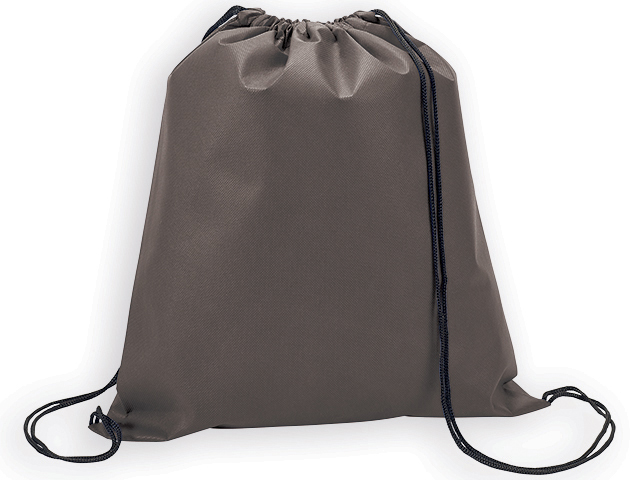 RIUS II batoh z netkané textilie, 80 g/m2, Hnědá