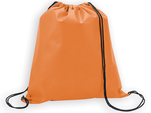 RIUS II batoh z netkané textilie, 80 g/m2, Oranžová