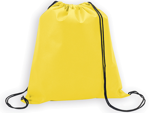 RIUS II batoh z netkané textilie, 80 g/m2, Žlutá