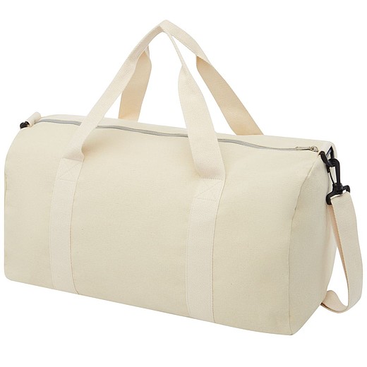 RUBLINA Sportovní taška ze směsi recyklované bavlny, krémová