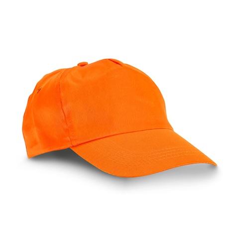 oranžová RUFAI. Čepice ze 100% bavlny, oranžová
