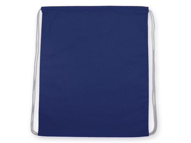 SAC bavlněný stahovací batoh, 180 g/m2, Modrá