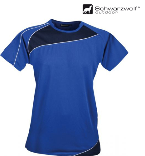 SCHWARZWOLF RILA WOMEN funkční tričko, modré S