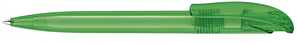 SENATOR CHALLENGER Plastové mírně transparentní kuličkové pero Senator, středně zelená
