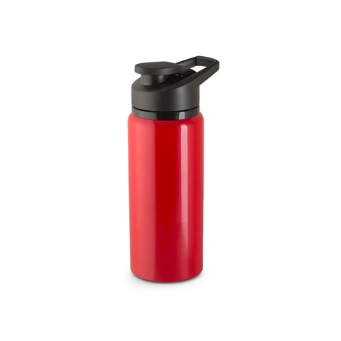 červená SHAWN. 100% recyklované hliníková sportovní láhev 660 mL, červená