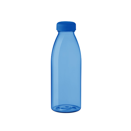 TAPURA Plastová láhev na vodu z transparentního RPET, objem 500 ml, královská modrá