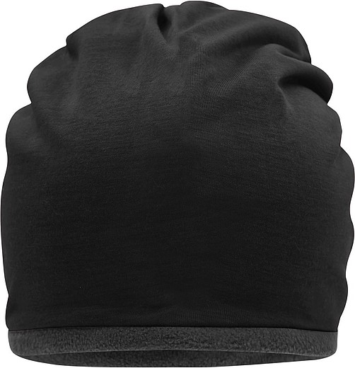TARIOLA Zimní čepice s fleecovou podšívkou, černá