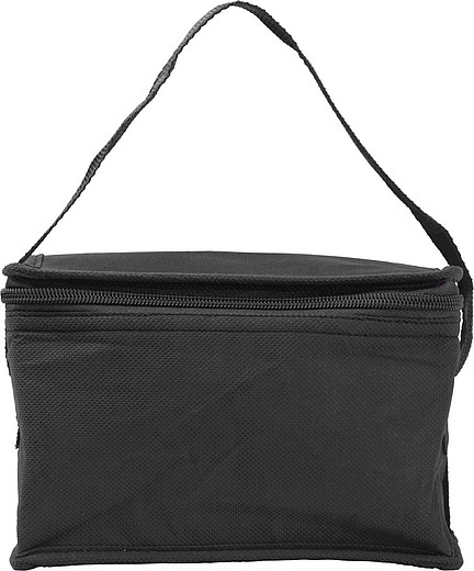 TOLGA ChladIcí taška na 6 plechovek z netkané textilie, černá
