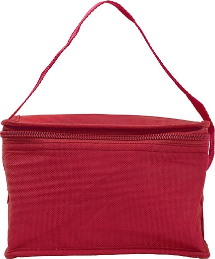 TOLGA ChladIcí taška na 6 plechovek z netkané textilie, červená