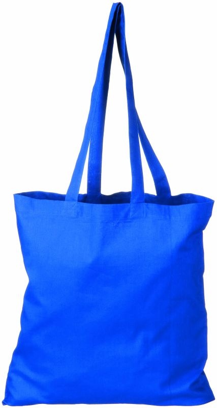 TOMAN Bavlněná nákupní taška, královská modrá