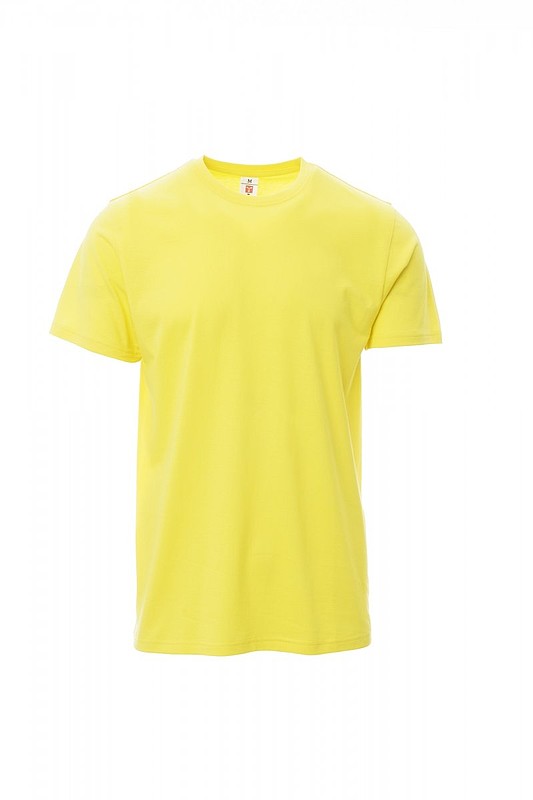 Tričko PAYPER PRINT světle žlutá S
