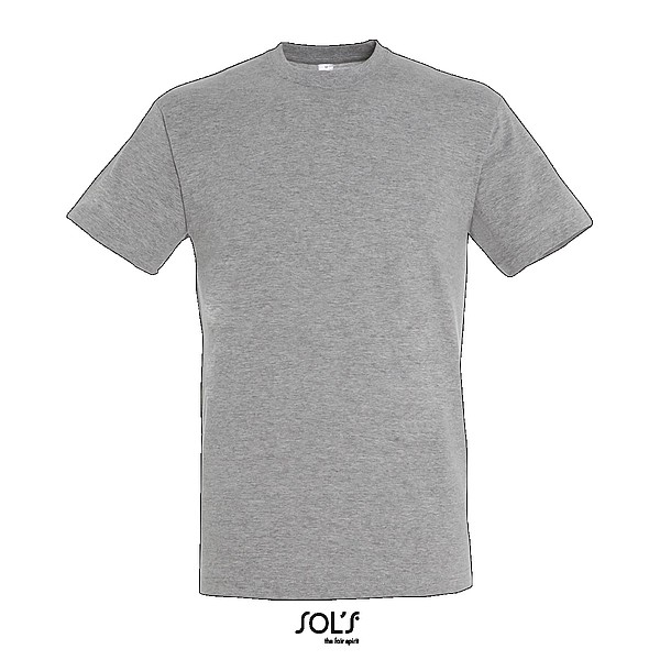 Tričko SOL´S REGENT, šedý melír, 3XL