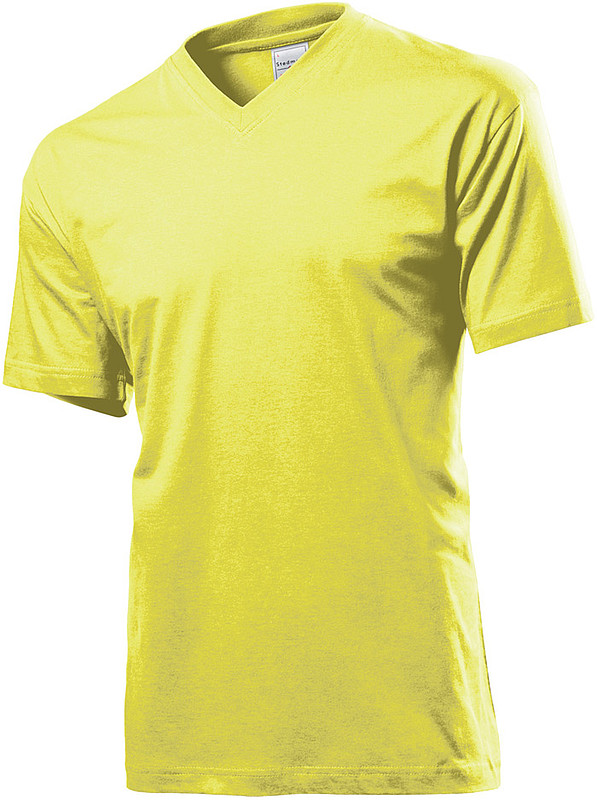 Tričko STEDMAN CLASSIC V-NECK světle žlutá S