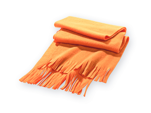 UMEA fleecová šála, 200 g/m2, Oranžová
