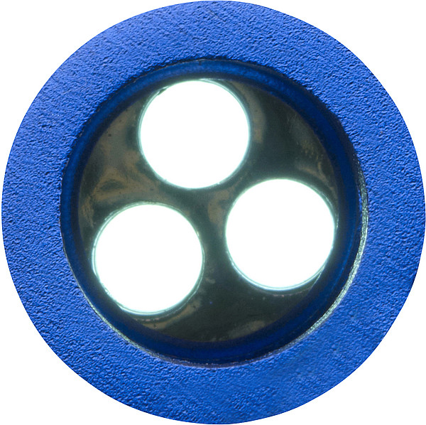 VALAKIS Svítilna se 3 LED, otvírákem a kroužkem na klíče, modrá