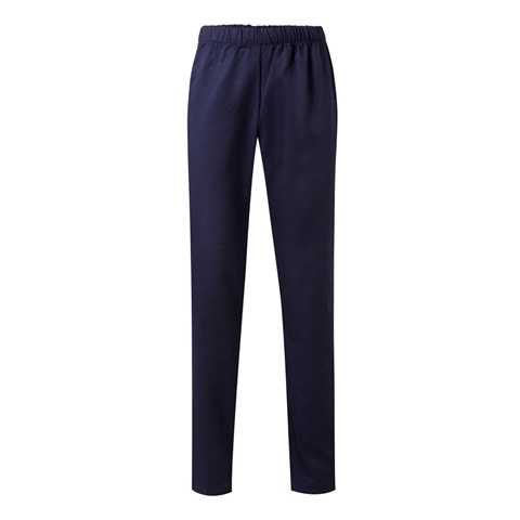 modrá VL APHRODITE. Keprové kalhoty (190 g/m²) z bavlny (35 %) a polyesteru (65 %), modrá, 2XL