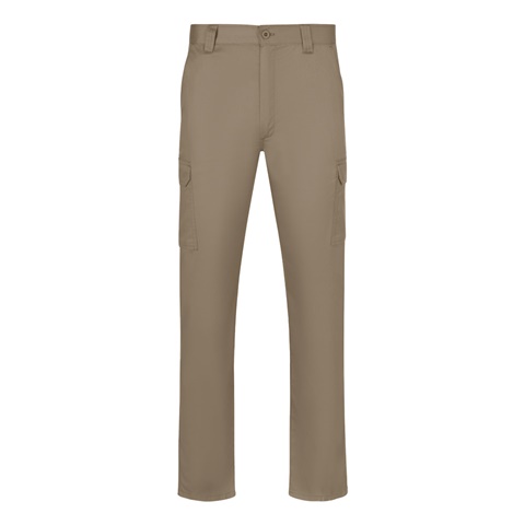 Světlá přírodní VL HERMES. Kalhoty s více kapsami (190 g/m²), světlá přírodní, 34