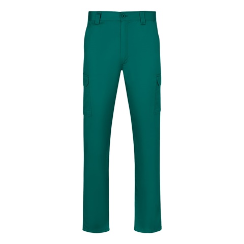 zelená VL HERMES. Kalhoty s více kapsami (190 g/m²), zelená, 34