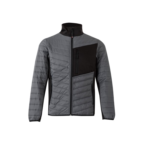 šedá VL RAIJIN. Vycpaná bunda (265 g/m²), z polyesteru (100 %), šedá, 2XL