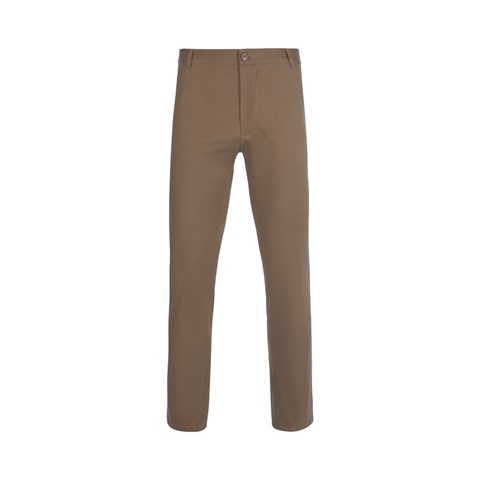 Světlá přírodní VL VISHNU. Unisex elastické chino kalhoty (260 g/m²), bavlna (98 %) a elastan (2 %), světlá přírodní, 34