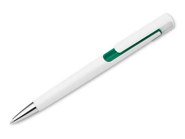 WADER plastové kuličkové pero, modrá náplň, Zelená