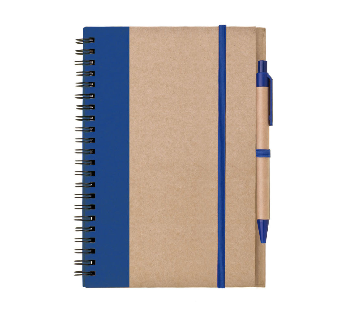 Zápisník s tužkou LIBRO A5, modrá