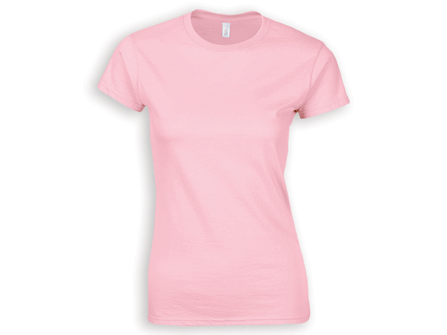ZIKI WOMEN dámské tričko, 153 g/m2, vel. XXL, GILDAN, Světle růžová