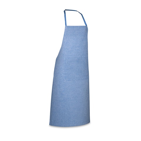 královská modrá ZIMBRO. Zástěra s recyklovanou bavlnou (140 g/m²), královská modrá