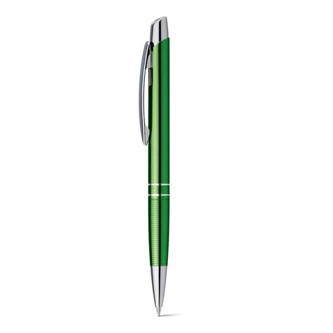 11081. Hliníkové kuličkové pero, světle zelená
