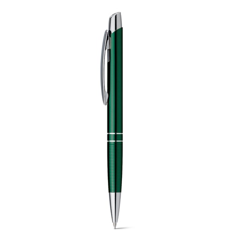 11081. Hliníkové kuličkové pero, zelená