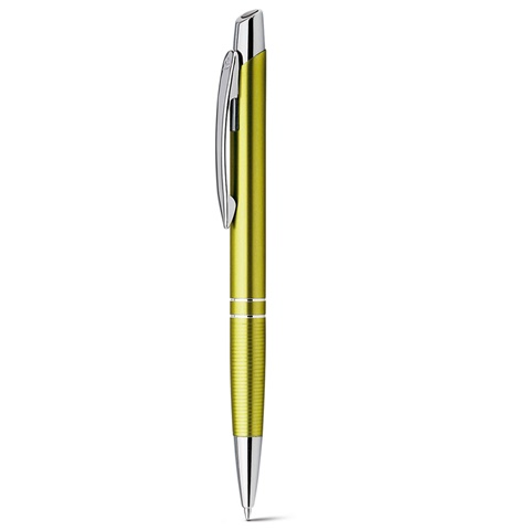 11082. Hliníkové kuličkové pero, žlutá