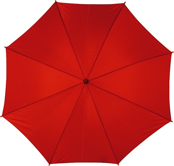 ACHILLE Automatický deštník, červený, rozměry 100 x 89 cm