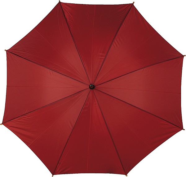 ACHILLE Automatický deštník, vínový, rozměry 100 x 89 cm