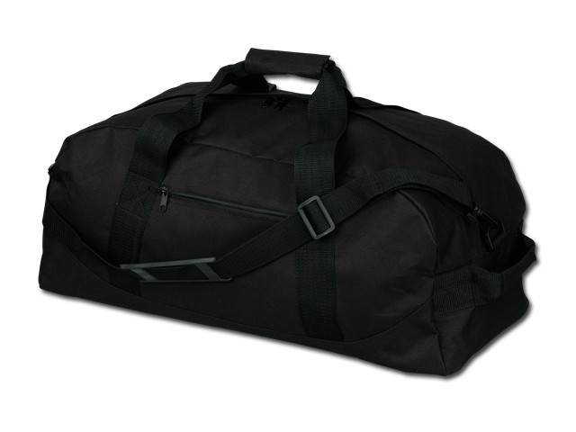 ACTON polyesterová cestovní taška, 600D, Černá