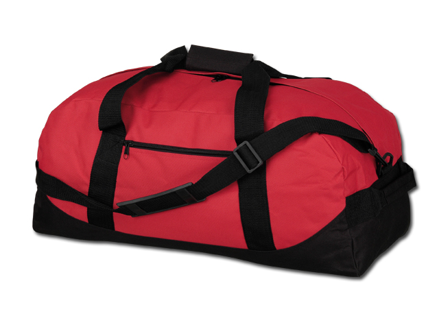 ACTON polyesterová cestovní taška, 600D, Červená