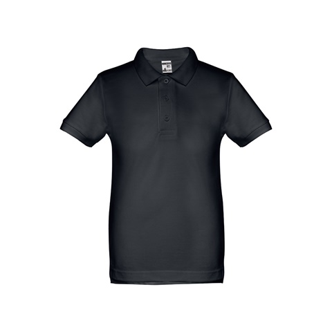 ADAM KIDS II. Bavlněné polo tričko s krátkým rukávem pro děti (unisex), tmavě modrá, 10