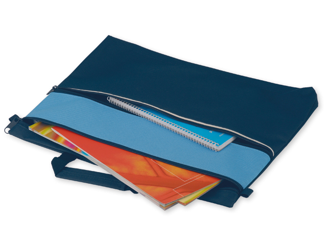 AIRA polyesterová taška na dokumenty, 600D, Světle modrá