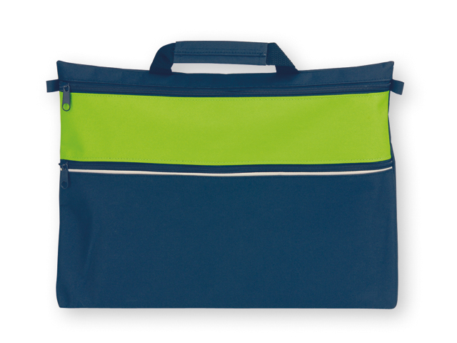 AIRA polyesterová taška na dokumenty, 600D, Světle zelená