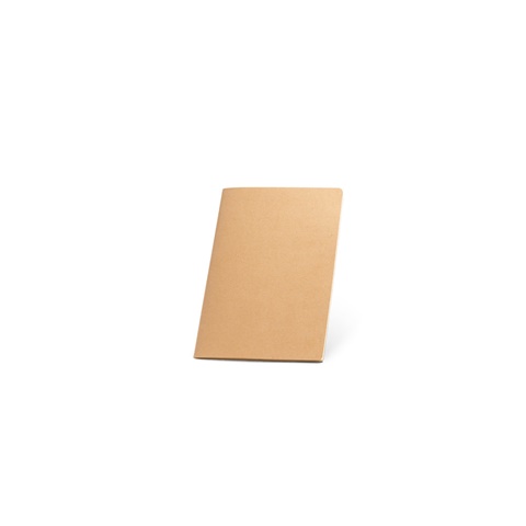 ALCOTT A6. Poznámkový blok ve formátu s obalem z kartonu (250 g/m²) a čistých stránek, přírodní